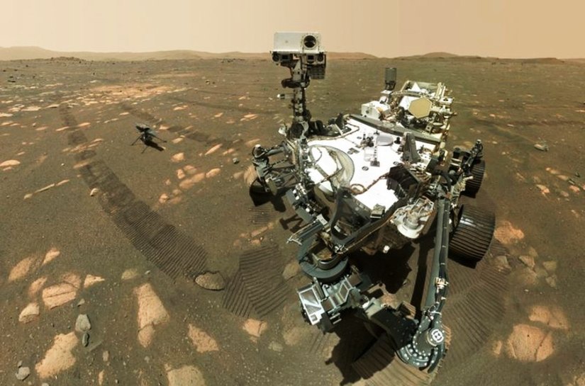 Missão em Marte: As incríveis imagens dos primeiros 100 dias de robô da Nasa no planeta vermelho