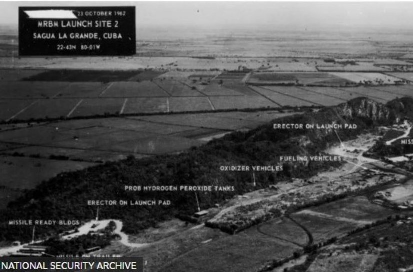 60 anos da crise dos mísseis de Cuba: as fotos de aviões espiões que ajudaram a revelar armamento