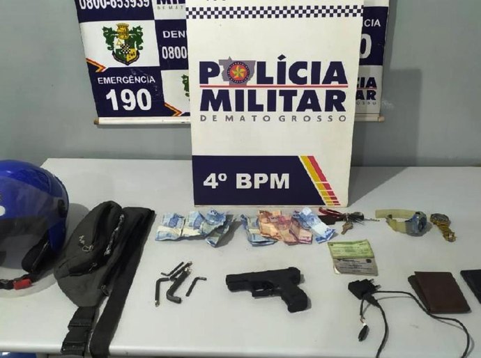 Cinco homens e uma mulher vão a motel em VG, usam quarto, bebem, fazem ameaças e saem sem pagar; Um é preso logo depois pela PM