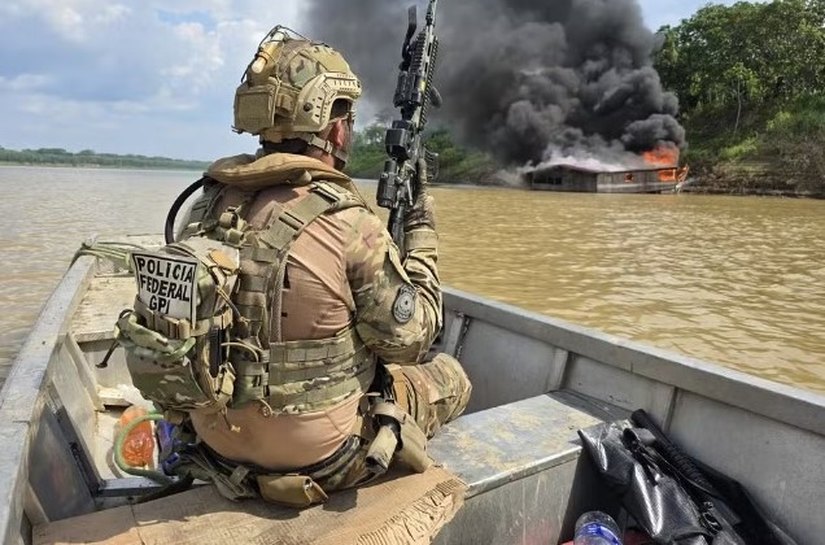 16 pessoas são detidas após conflitos entre garimpeiros e policiais no interior do Amazonas