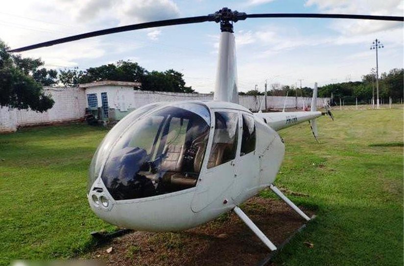 Segurança de MT realiza leilão de helicóptero, aeronave e veículos apreendidos em operações contra o tráfico