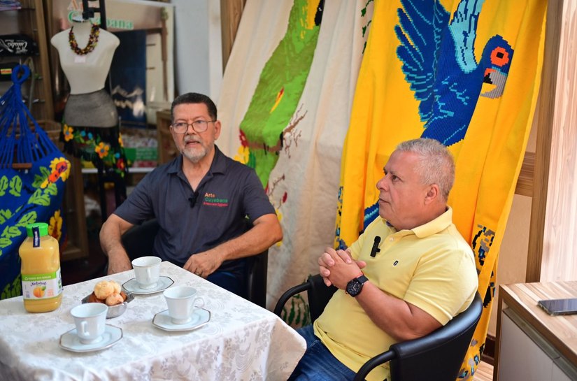 Café com arte e artesanato da Câmara ouve artesão de Cuiabá