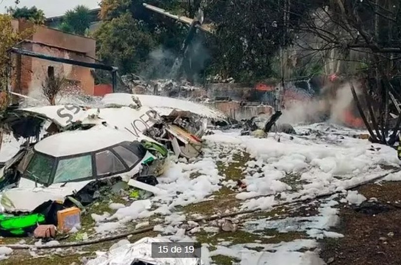 Voepass encerra translado de urnas funerárias de vítimas de queda de avião