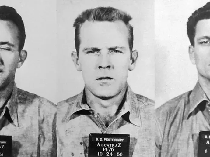 Os prisioneiros que escaparam de Alcatraz com uma colher