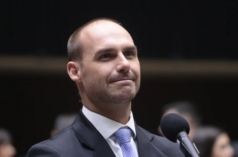 Eduardo Bolsonaro trata com EUA de sanções a Moraes e Gonet
