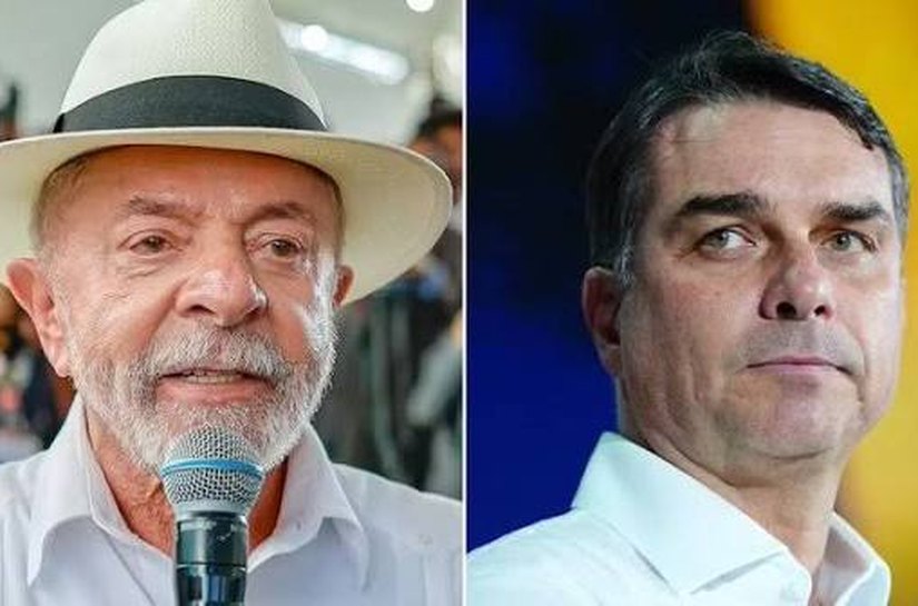 Datafolha, 1º turno: Lula, 39%; Flávio Bolsonaro, 36%; Cury, 6%; Caiado, 4%; Renan, 3%; Zema, 2%