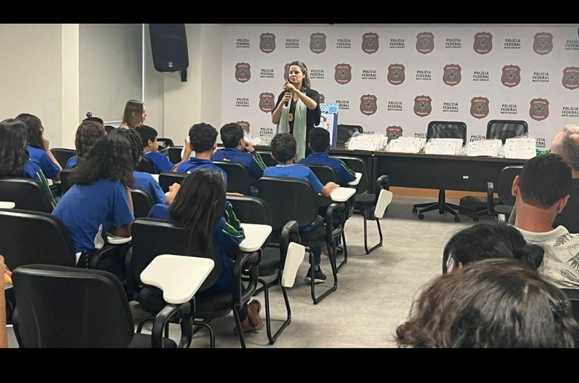 PF de MT realiza encerramento do programa de prevençãodo  do uso de drogas nas escolas