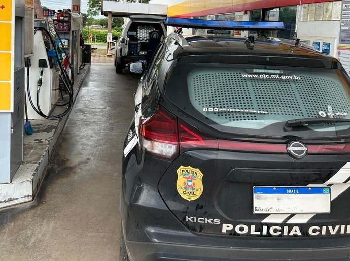 Polícia Civil prende proprietário de posto por vender diesel comum como aditivado em Cuiabá