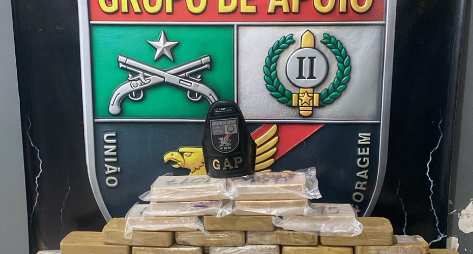 PM prende homem com 33 tabletes de pasta base de cocaína em Várzea Grande
