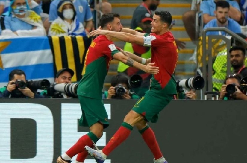 Bruno Fernandes decide, Portugal vence o Uruguai e garante vaga às oitavas da Copa do Mundo