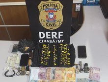 Polícia Civil prende mulher e comparsa por roubo em joalheria na região central de Cuiabá