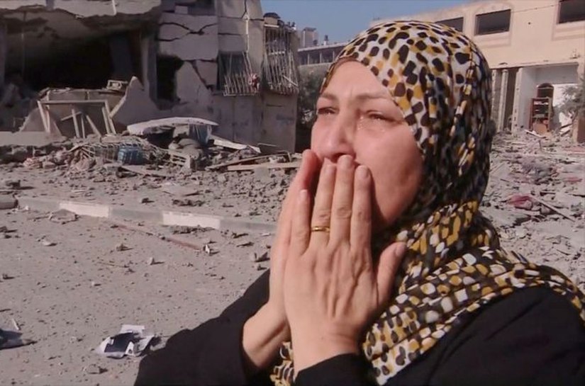 O bairro em Gaza que foi reduzido a escombros em uma única noite