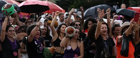 Em Brasília, mulheres denunciam feminicídios e a omissão do Estado