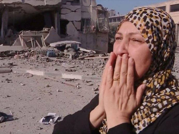 O bairro em Gaza que foi reduzido a escombros em uma única noite