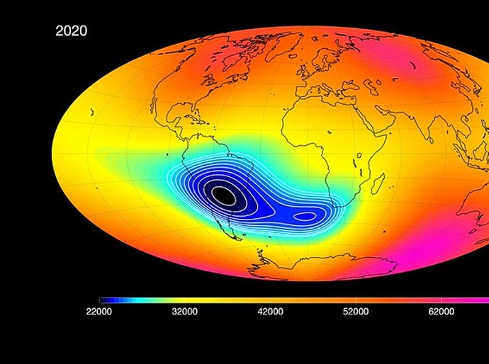 Anomalia magnética no Brasil segue crescendo, diz relatório do governo americano