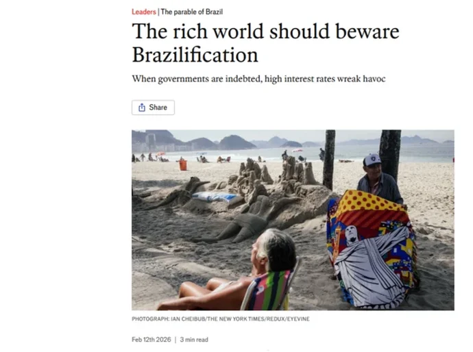 Países ricos deveriam temer 'Brasileirização' da economia global, diz The Economist