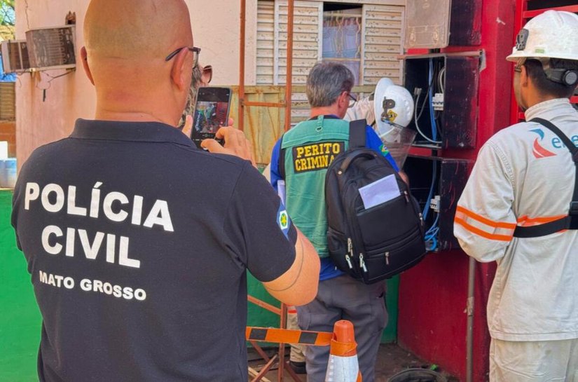 Operação conjunta combate furto de energia e conduz 19 pessoas em Cuiabá