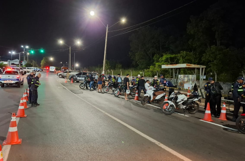 Operação Lei Seca voltada à fiscalização de motocicletas resulta em cinco prisões em Várzea Grande