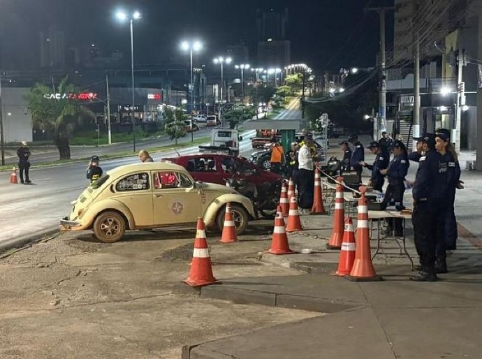 Lei Seca resulta na prisão de oito pessoas durante fiscalização em Cuiabá