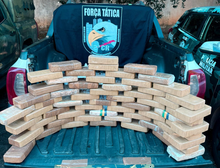 Força Tática e Gefron apreendem 63 quilos de pasta base e causam prejuízo de R$ 1,2 milhão às facções criminosas