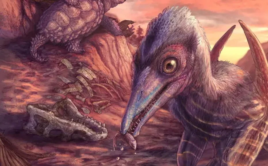 A nova espécie de réptil voador descoberta graças a osso de 200 milhões de anos