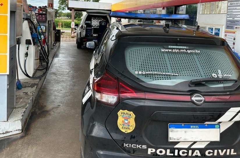 Polícia Civil prende proprietário de posto por vender diesel comum como aditivado em Cuiabá