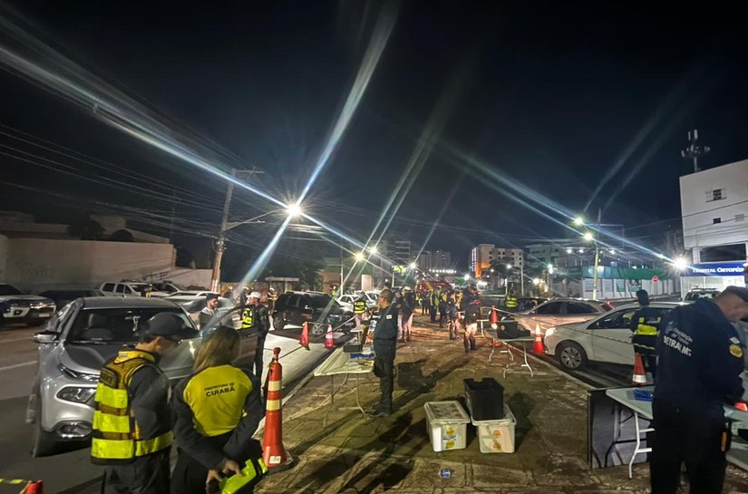 Operação Lei Seca prende oito pessoas por embriaguez ao volante na madrugada deste sábado,10