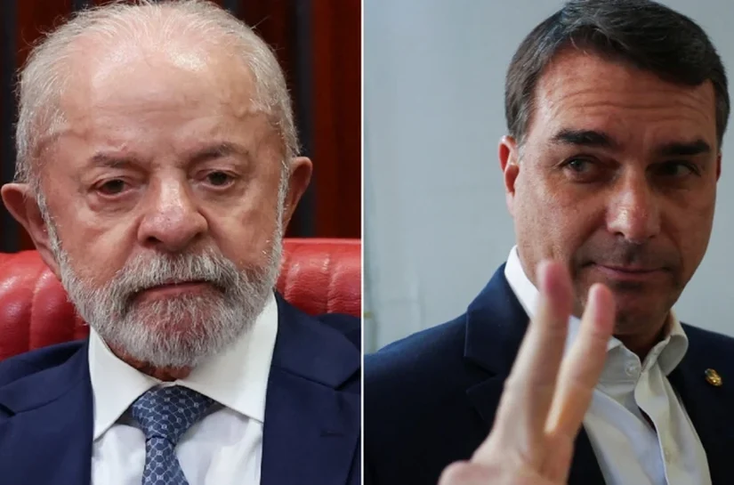 Lula aparece 7 pontos à frente de Flávio Bolsonaro em eventual 2º turno, aponta pesquisa AtlasIntel