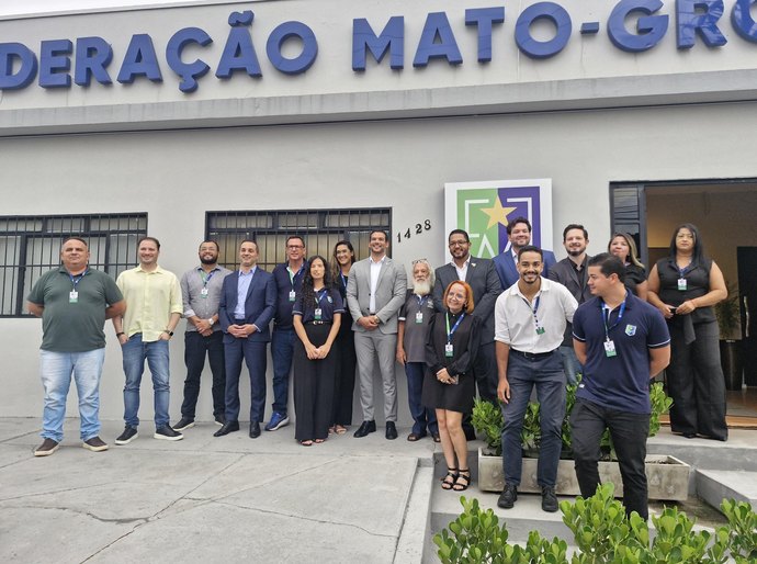 CBF se aproxima de Mato Grosso: visita de Samir Xaud fortalece parceria com a FMF e projeta novo momento do futebol no Estado