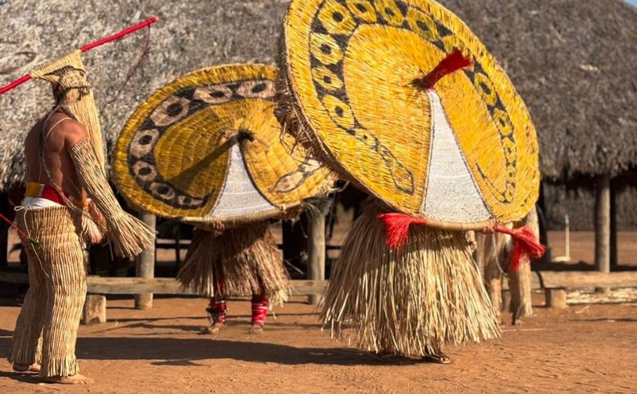 Casa Cuiabana recebe exposição de máscaras sagradas confeccionados pelo povo Mehinaku, do Alto Xingu
