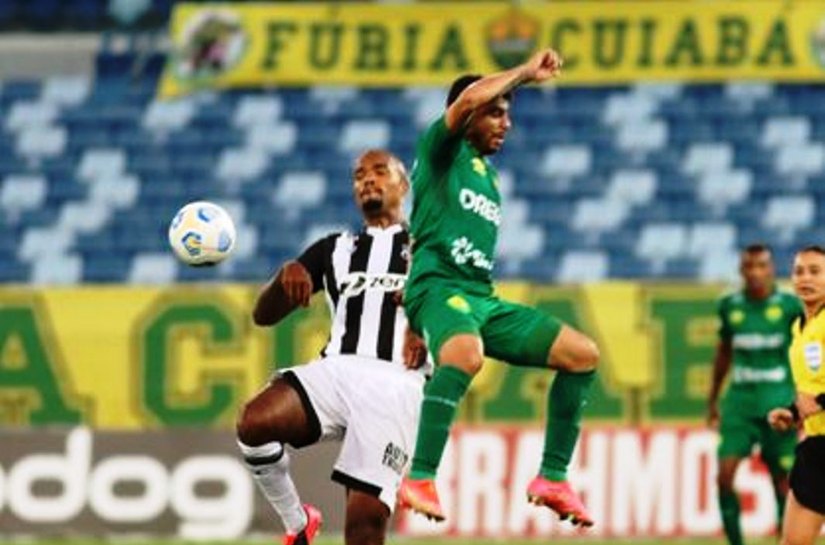 Com um a menos, Cuiabá arranca empate do Ceará no fim pelo Brasileirão