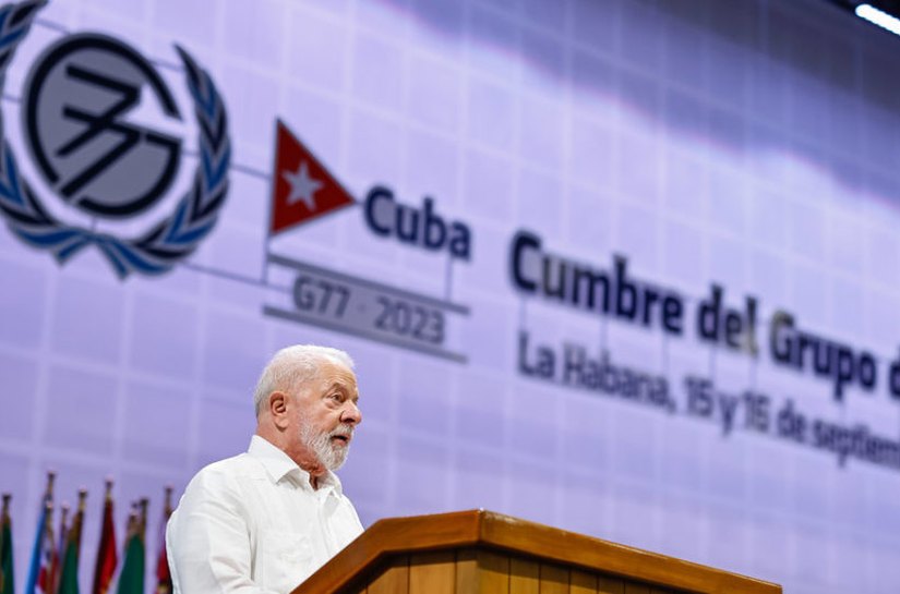 “Cuba é vítima de embargo econômico ilegal”, diz Lula em discurso no G77