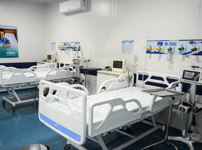 Mauro Mendes entrega 10 novos leitos de UTI e 20 de enfermaria em Cáceres