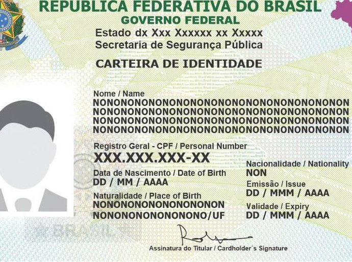 Nova carteira de identidade será emitida sem informação sobre sexo
