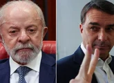 Lula aparece 7 pontos à frente de Flávio Bolsonaro em eventual 2º turno, aponta pesquisa AtlasIntel