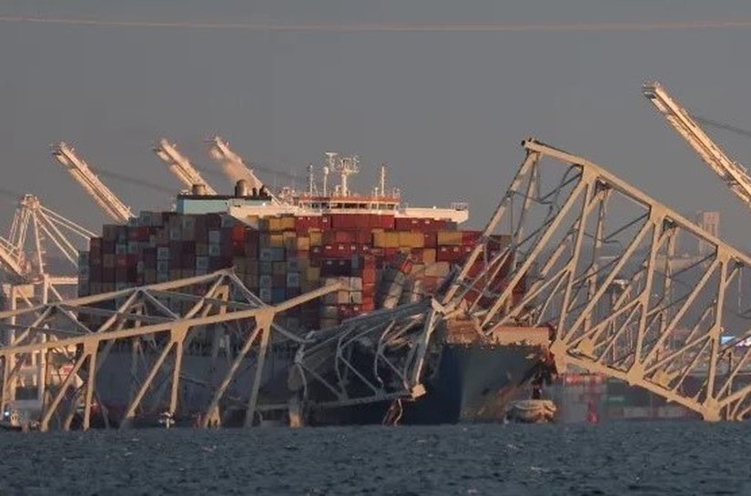 O que sabemos sobre colapso da ponte nos EUA após colisão de navio cargueiro