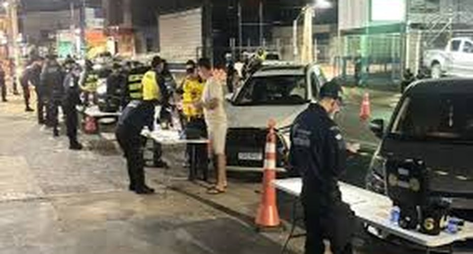 Operação Lei Seca termina com 9 presos em Cuiabá na madrugada desta segunda,14