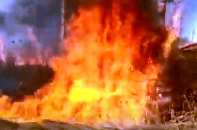 Veja Foto e Vídeos: Fogo na MT-060, rodovia Transpantaneira que liga a Poconé faz estrago, queima e chega próximo a Fazenda Paraíso, nesta quarta feira 05