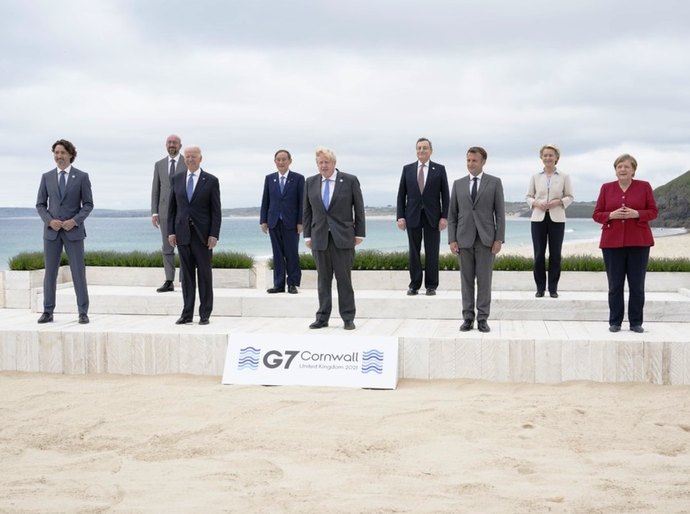 G7 enfatiza vacinas e retomada pós-Covid na 1ª cúpula de Biden e última de Merkel
