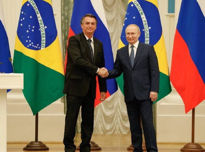 EUA dizem que momento para Bolsonaro 'se solidarizar' com a Rússia 'não poderia ser pior'