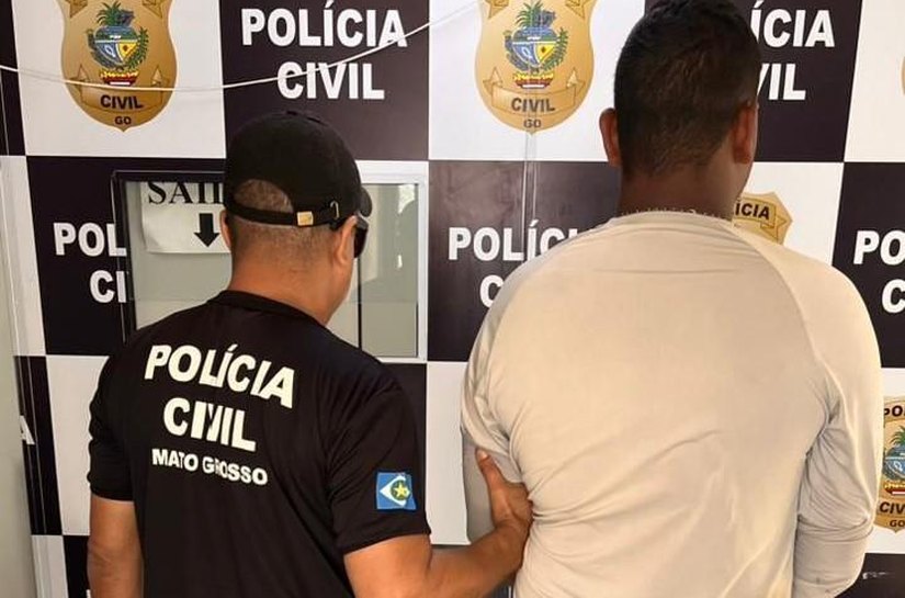 Polícia Civil prende em GO condenado por estupro de vulnerável em MT