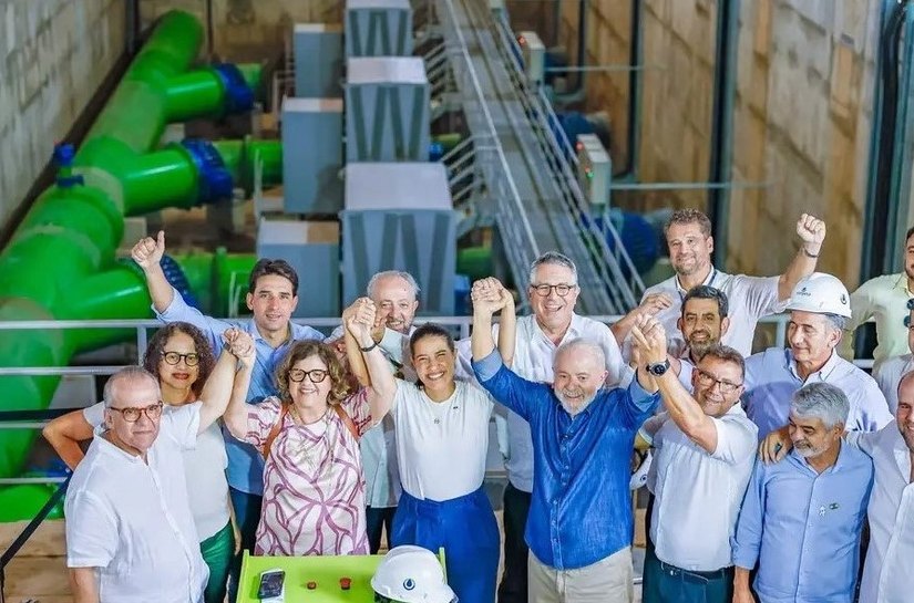 Lula inaugura novo trecho da transposição do Rio São Francisco