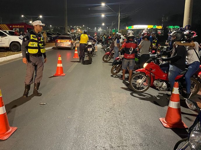 Operação identifica 28 condutores sem CNH e termina com remoção de 79 motocicletas