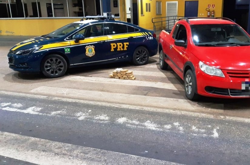 PRF apreende 20kg de pasta base em Cáceres, MT