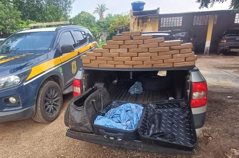 PRF apreende 41 kg de pasta base de cocaína em Jangada, MT