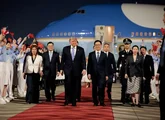 Trump na China: Irã, Taiwan e comércio estão na agenda das negociações com Xi