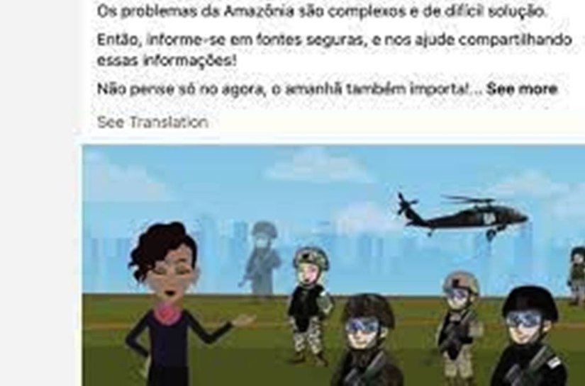 Militares do Exército operavam rede de desinformação sobre a Amazônia, diz Facebook