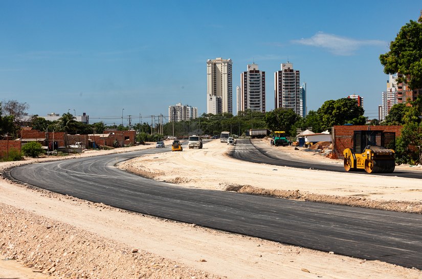 Obras do prolongamento da Avenida Parque do Barbado chegam a 90% de execução