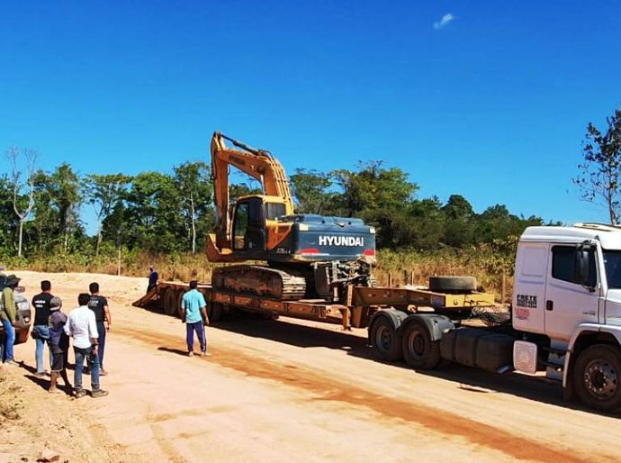Operação fecha áreas de extração ilegal de ouro em distrito de Peixoto de Azevedo