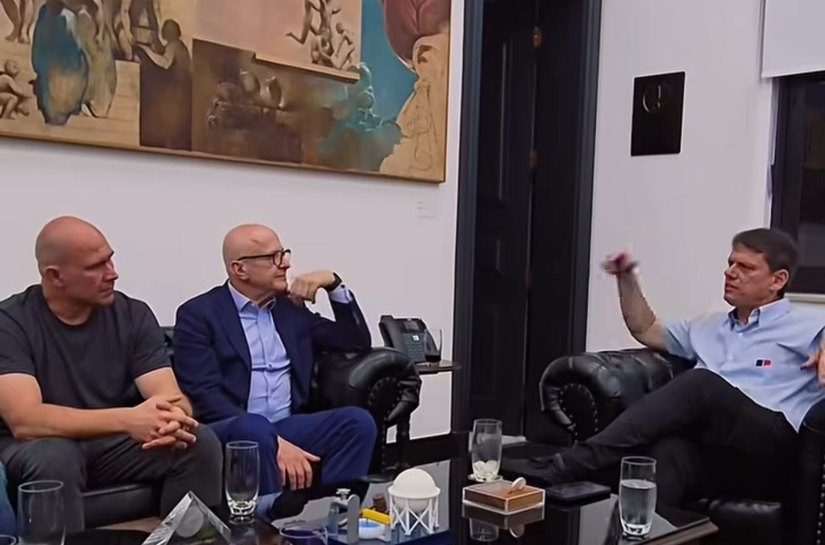 Em São Paulo, Abilio discute PPPs com Tarcísio e Pivetta